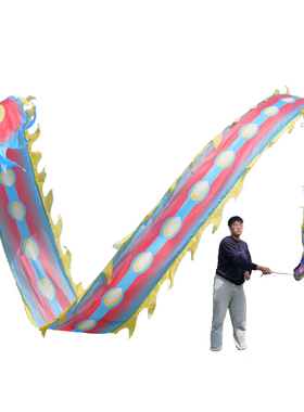 广场健身龙带凤凰彩条初学成人