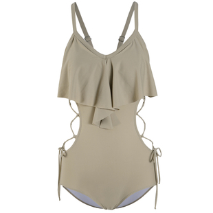 DK泳衣女性感连体纱裙两件套遮肚显瘦小胸聚拢2025新款韩国ins风