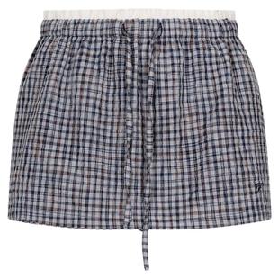 THEA买手店FUNT25格纹泡泡纱短裤官方授权