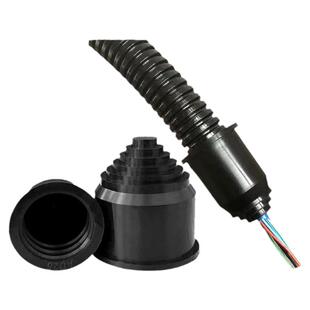 工厂直销塑料波纹管堵头100只防水软管闷头AD15.8堵塞件线束护套