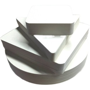 禅绕画纸砖 白色全棉水彩纸纸砖方形圆形三角形禅绕画标准纸砖