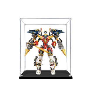 亚克力手办乐高展示盒适用70620幻影忍者之城积木透明收纳盒子