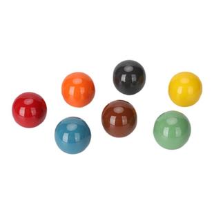 彩色陶瓷柜门拉手简约橱柜衣柜抽屉球圆型单孔拉手瓶子盖手柄把手