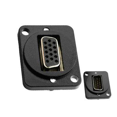 CZXYON科诺恩D型VGA15针RS232安装型插座 D-VGA-M/G公/母头