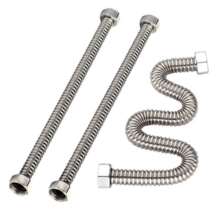 九牧卫浴波纹管304不锈钢软管热水器进水管高压防爆水管4分管家用