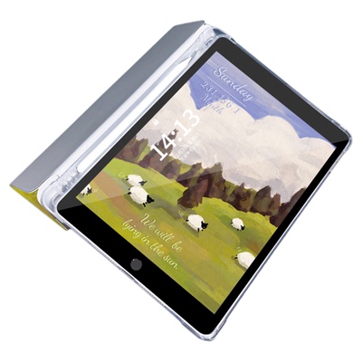 适用于ipad三折硅胶保护壳防摔