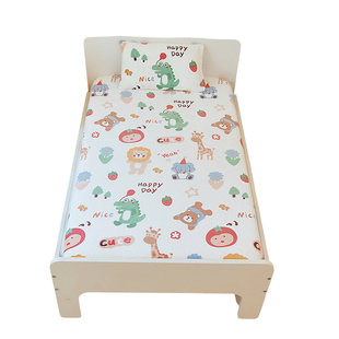 加厚牛奶绒婴儿专用床笠a类加绒保暖秋冬拼接儿童床垫套定制床单