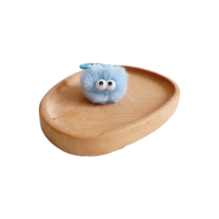 可爱毛绒球球挂饰少女心可爱大眼睛卡通钥匙扣毛毛挂件书包配饰