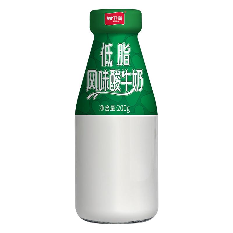 南京卫岗天天订200g瓶装低脂酸奶