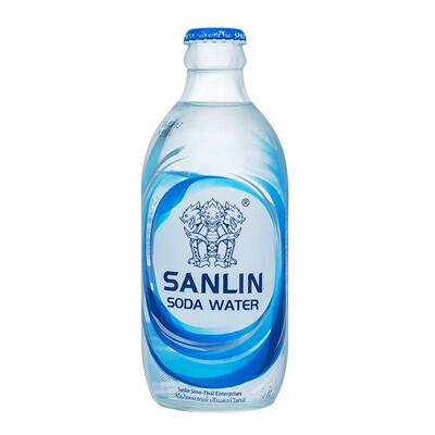 三麟气泡水335ml玻璃瓶瓶苏打水