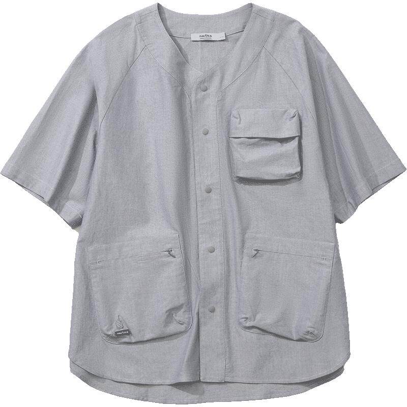 nauticawhitesail休闲短袖衬衫