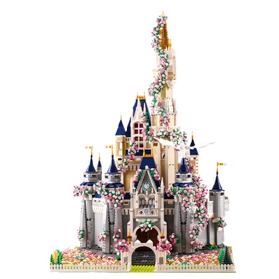 适用71040城堡樱花花园diy拓展包