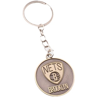 篮网球队凯文杜兰特球星公仔钥匙扣个性礼物篮球车钥匙挂件