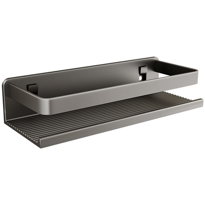 浴室壁挂置物架高围栏防掉落