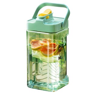冷水壶家用冰箱冰水壶带龙头凉水壶水果茶冷饮桶塑料耐高温大容量