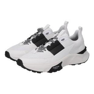 VALENTINO男士厚底系带休闲运动鞋老爹鞋跟高5cm 2S0H96 PTN