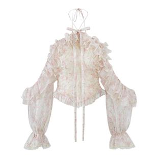 银河万岁“蝴蝶”温柔和想象力雪纺印花蝴蝶结「欧根纱仙女套装」