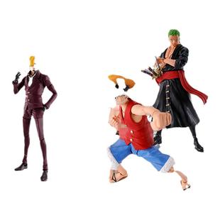 【自营】万代SHF海贼王 5档路飞 索隆山治娜美乔巴航海王可动手办