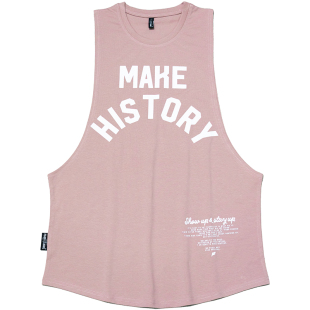 FNF萨迪克背心训练健身透气宽松显大无袖健美健体励志运动砍袖T恤