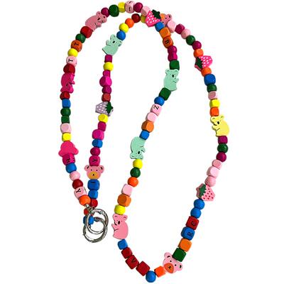 宋茜同款多巴胺彩色考拉积木链条适用苹果华为手机通用百搭包包ccd相机斜挎挂绳背包挂链小众高级感不撞款女