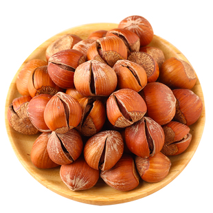 东北特产大榛子薄皮新货新鲜大个大颗粒原味零食干果开口坚果500g