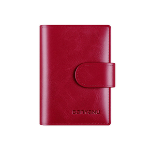 新款女士真皮卡包大容量多卡透明套驾驶证件二合一防消磁小巧便携