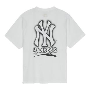 MLB官方 KARINA同款男女涂鸦大logoT恤短袖25夏季新款TSB03/TSB51