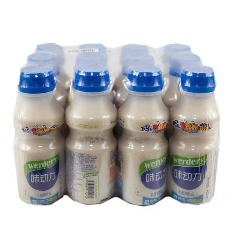 新货味动力乳酸菌饮品均瑶大瓶330ML*12瓶整箱奶