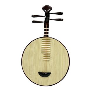 实木仿真月琴道具中阮阮咸舞台表演古风汉服摄影国风走秀布景摆件