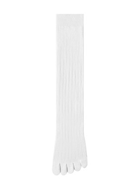 佐印男士小腿五指袜秋季运动袜子