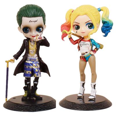X特遣队 自杀小队Qposket 小丑男手办小丑女哈莉奎茵模型摆件礼品