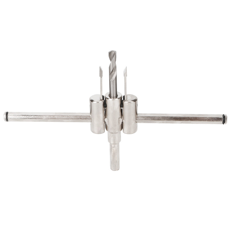 可调式飞机型开孔器 木工木板石膏板塑料打孔钻头射灯筒灯扩孔器