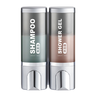 免打孔洗手液挂壁器按压酒店皂液器壁挂卫生间洗发水沐浴露盒挂墙