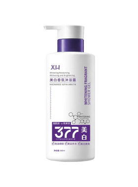 新品377美白香水沐浴露持久留香