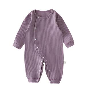 婴儿连体衣春秋款纯棉长袖哈衣睡衣新生婴儿衣服男女宝宝爬服打底