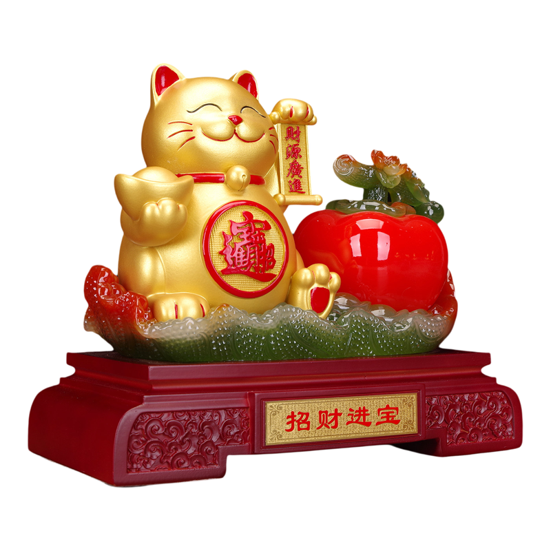 招财猫摆件招财进宝乔迁开业礼物