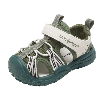 2026新款炜俊亿足男童凉鞋儿童鞋子夏季溯溪鞋宝宝凉鞋网面机能鞋