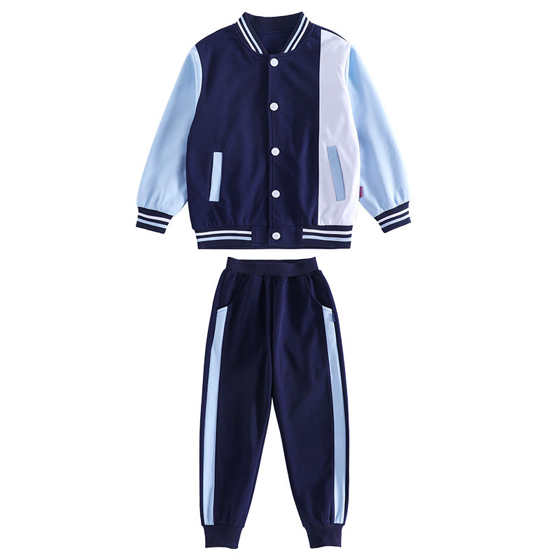 班服初中生套装高中生校服小学生运动会开幕式服装棒球服春秋定制