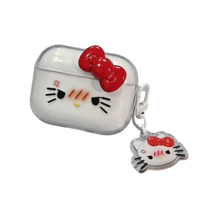 生气kitty猫适用vivotws5保护壳vivotws3e耳机保护套iqootws5卡通tws3e可爱tws1i软壳tws3i防摔twsa4透明