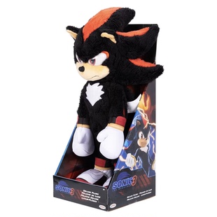 美国Jakks Sonic 3 Movie刺猬索尼克3夏特毛绒公仔暗影玩具男玩偶