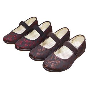 京象老北京布鞋老奶奶鞋老人老太太鞋3033老人31软底防滑小脚32女