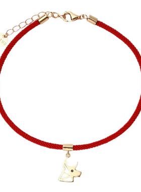 BOXWARAWARA原创生肖红绳手链女