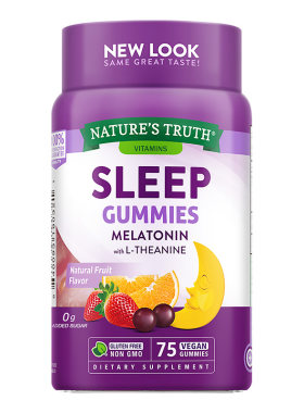 美国进口褪黑素*3 sleepwell睡眠糖安眠退黑素安瓶软糖果助眠睡眠