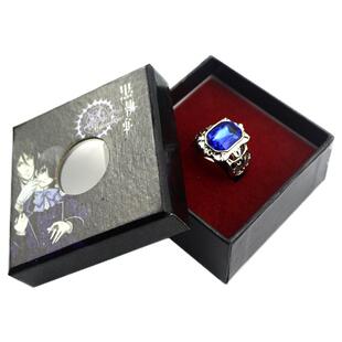 黑执事cos服饰女日系动漫周边夏尔情侣道具饰品男二次元蓝宝戒指
