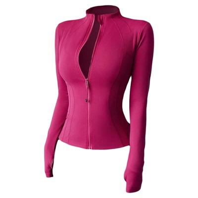 外套拉链亮色长袖瑜伽服夹克