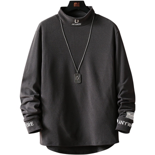 迈特优高领德绒卫衣男士秋冬季2026新款宽松加绒加厚保暖长袖