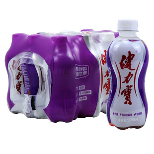 健力宝300ml*24瓶玛瑙葡萄味运动饮料低糖补充电解质含蜂部分地区