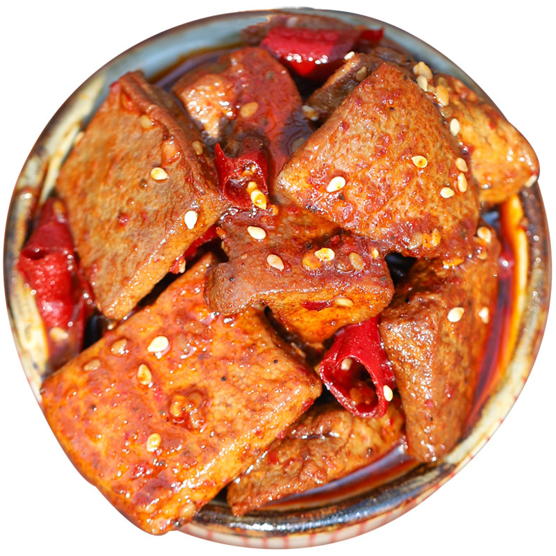 冷吃猪肝,麻辣鲜香,口感细腻下酒