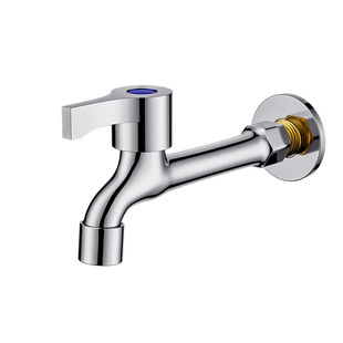 全铜洗衣机加长水龙头4分铜阳台拖把池单冷入墙式家用正品卫生间