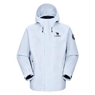 【羽绒内胆】骆驼户外冲锋衣女三合一羽绒服外套男冬季防水登山服